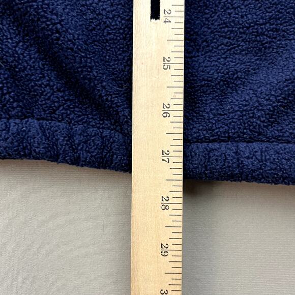 Vintage Columbia Pictures Vest Jacket Adult XL Navy Blue Fleece Movies Film 90s - Picture 9 of 10